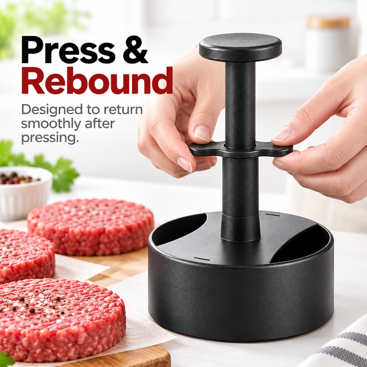 🍔 Burger Patty Press – Make Perfect Patties in Seconds