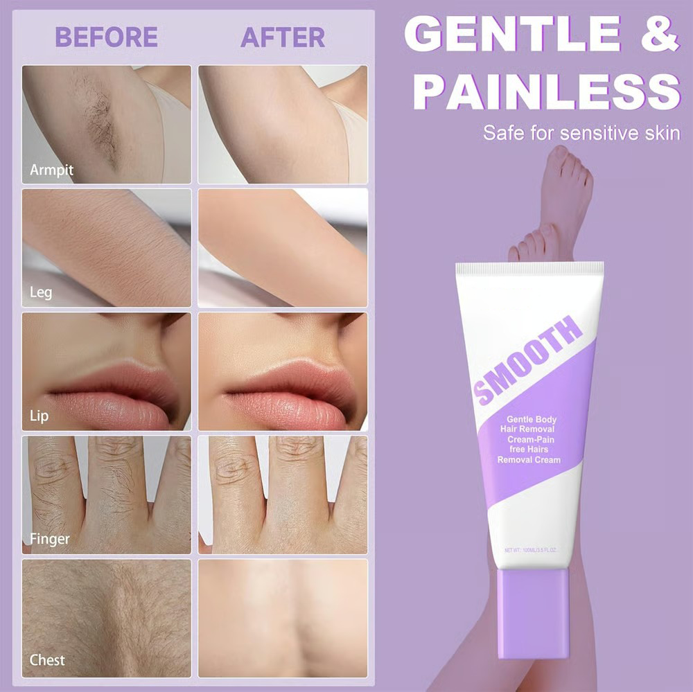 Ahlet Hair Removal Cream for Men and Women Sensitive Skin