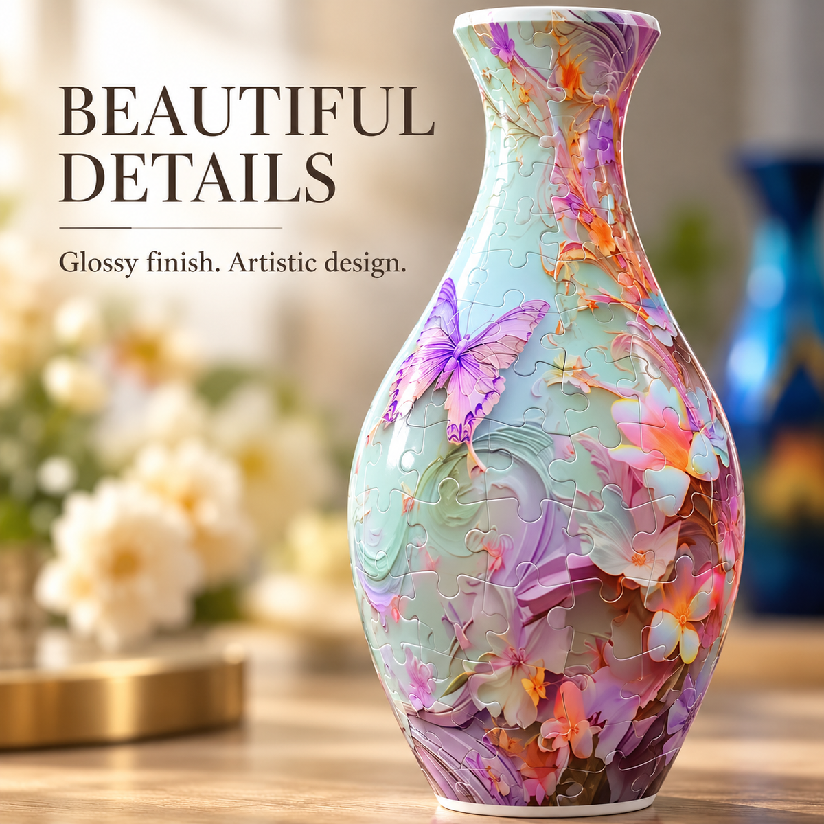 Stunning 3D puzzle vase
