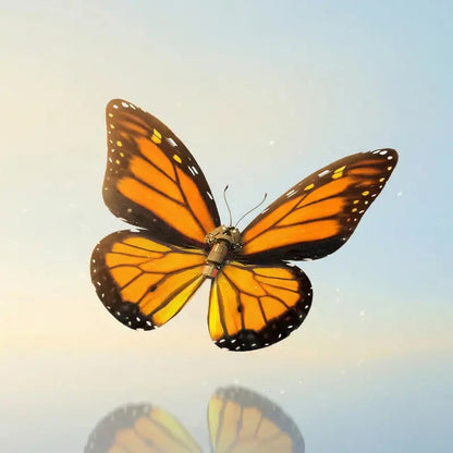 Bio-Inspired Flying Butterfly, Remote Control Realistic Butterfly with Flapping Wings