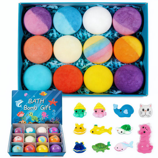 🔥2026 New Upgrade - 🛁 Natural Bath Bombs for Kids with Mega Bubbles & Surprise Inside 🥚✨