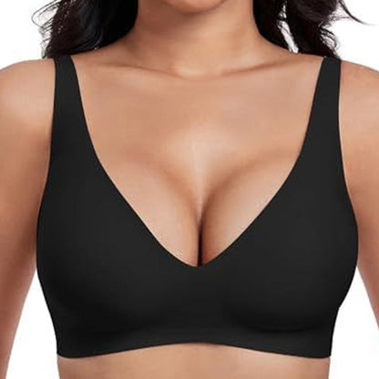 Buy 2 Free Shipping💜💜Jelly Wireless Womens Comfortable Wireless Bras Push Up Bralettes Seamless Tshirts Bras Deep V Everyday Bras