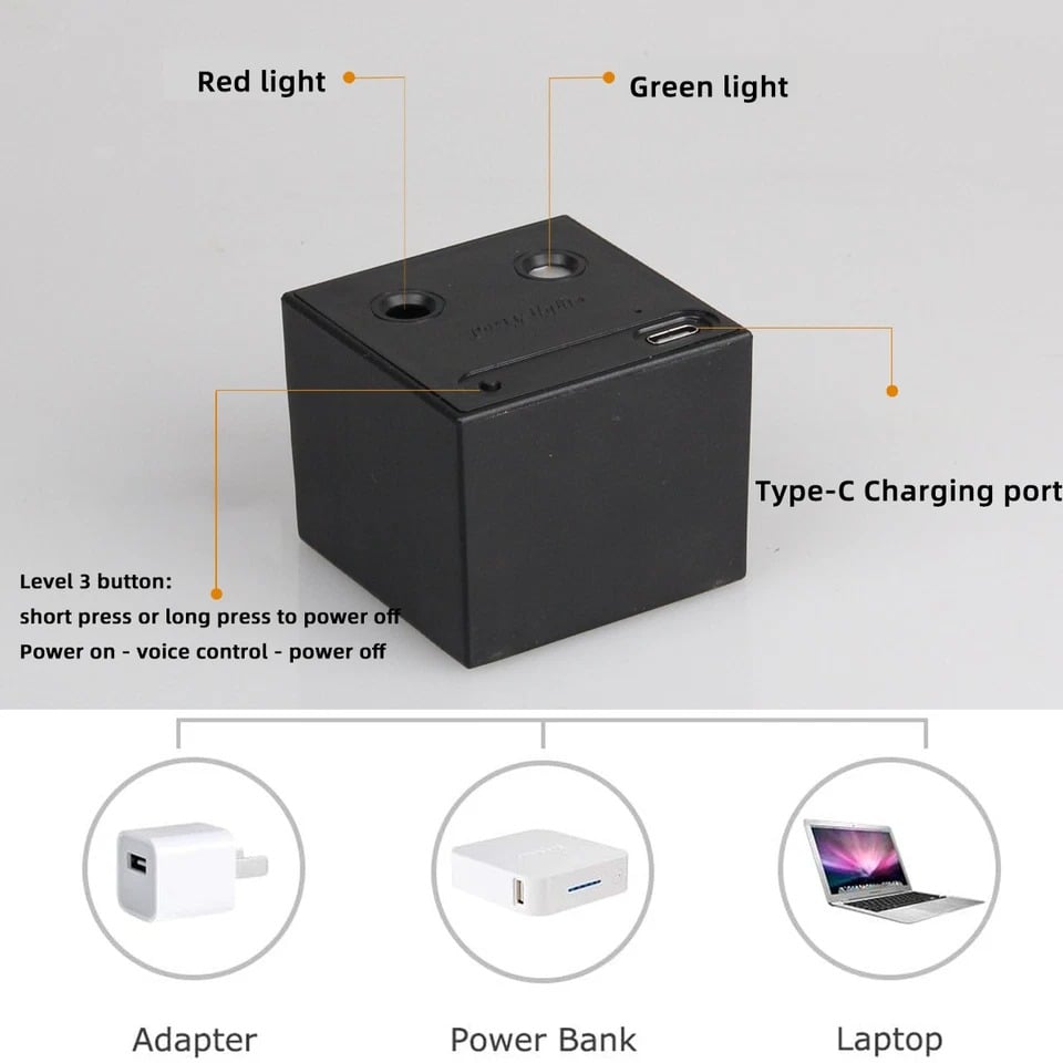 Portable Mini Portable Stage Lights - Rechargeable Disco Party Atmosphere Lights