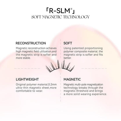💖Summer Hot Sale - Soft Magnetic Eyelashes All-in-One Box, Reusable