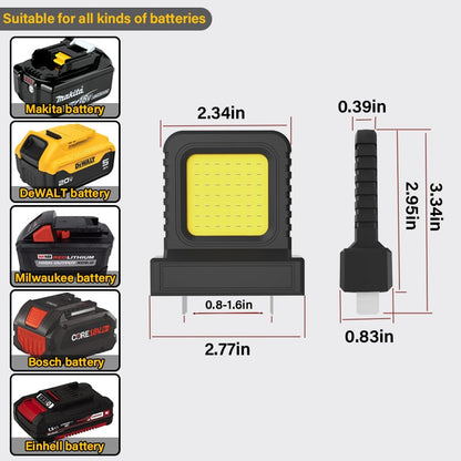 🔥Last Day-49%OFF - High brightness floodlight - for all power tool batteries