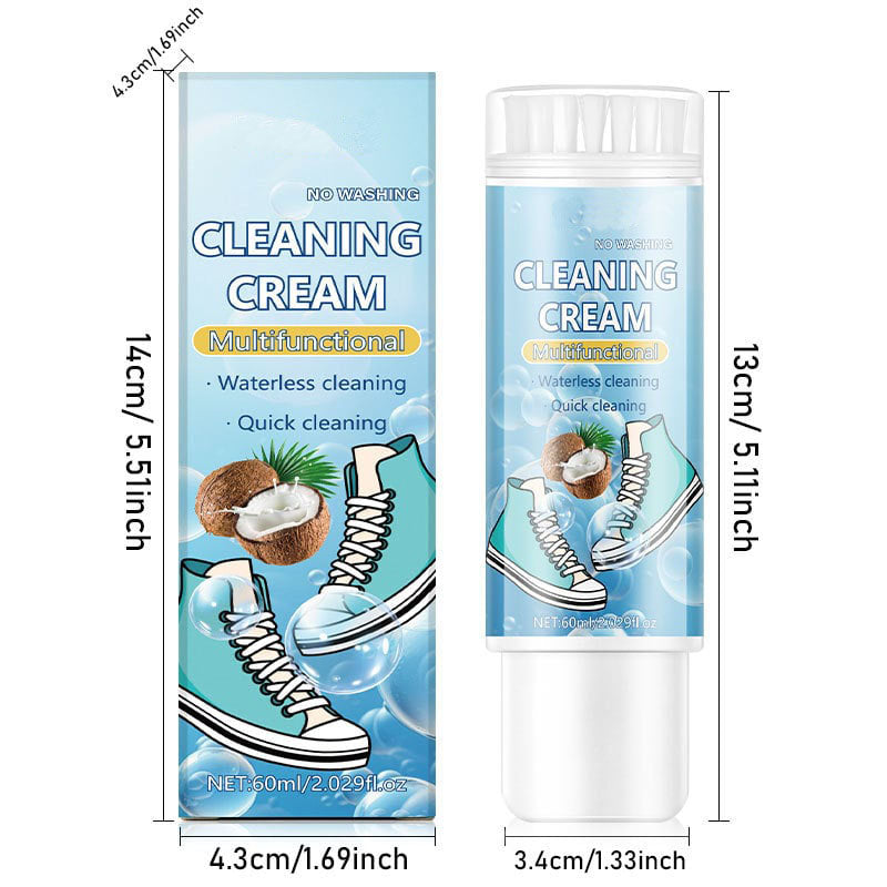 🔥Last Day Discount 49% Off🔥Waterless Foam Shoe Cleaner With Shoe Brush