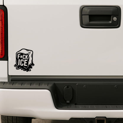 F*ck Ice Vinyl Decal Stickers for Cars Laptop Skateboard Wall Decor UV Resistant