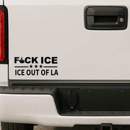 F*ck Ice Vinyl Decal Stickers for Cars Laptop Skateboard Wall Decor UV Resistant