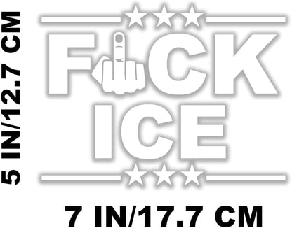 F*ck Ice Vinyl Decal Stickers for Cars Laptop Skateboard Wall Decor UV Resistant