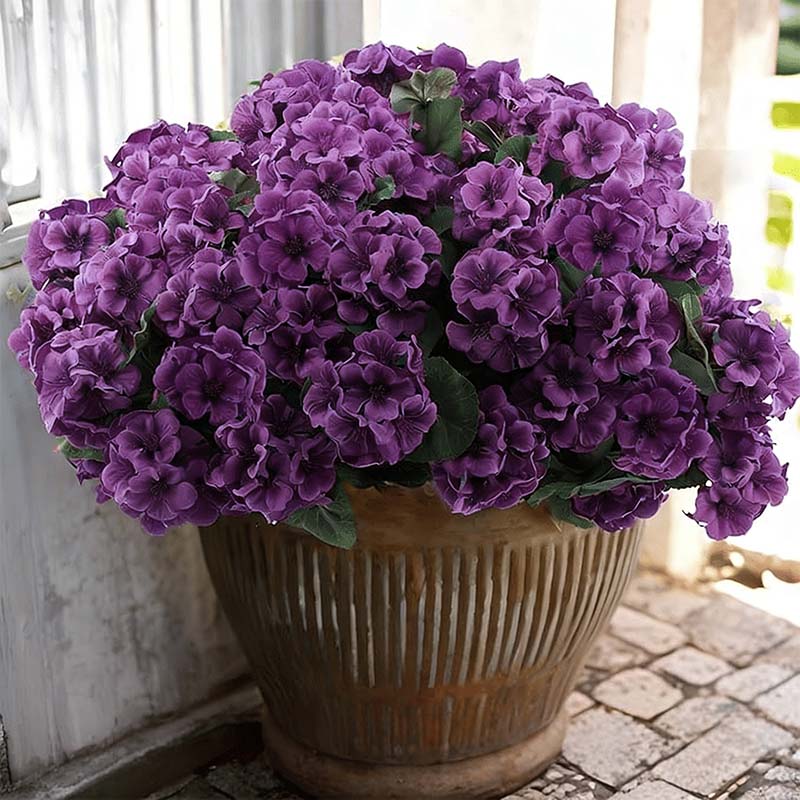 🔥Last Day 49% OFF--💐 UV Resistant Lifelike Artificial Geranium Flowers 💖