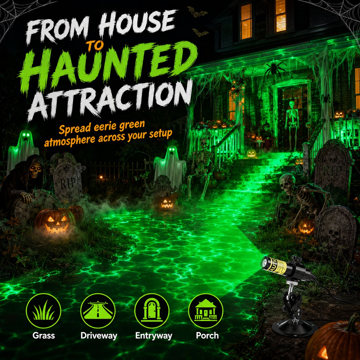Green Swamp Laser Light