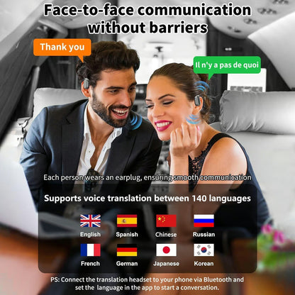 🏆#1 Bestseller ⏰49% Off -AI Translation Wireless OWS Bluetooth 5.4 Headphones (Compatible with iOS and Android)