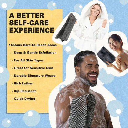 Exfoliating Antibacterial Shower Towel🧼