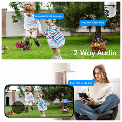 360° Light Bulb Security Camera – Wireless AI Home Surveillance System