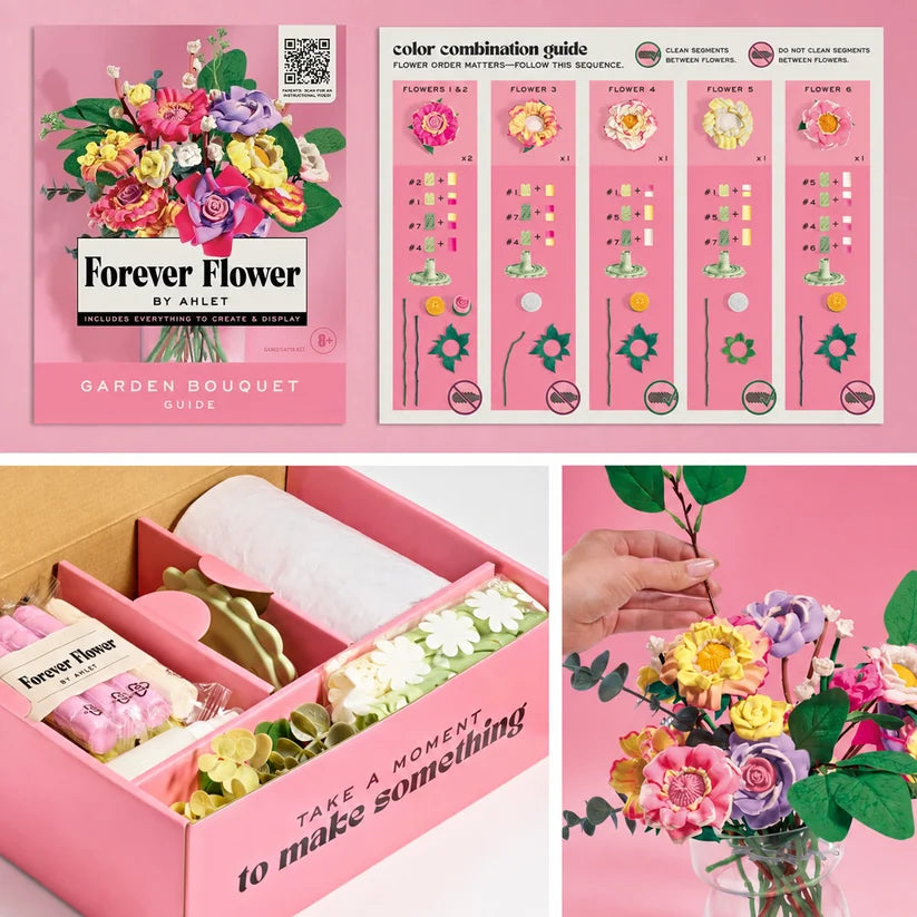 DIY Forever Flower Bouquet Kit 🌸 – Create Your Own Beautiful Blooms