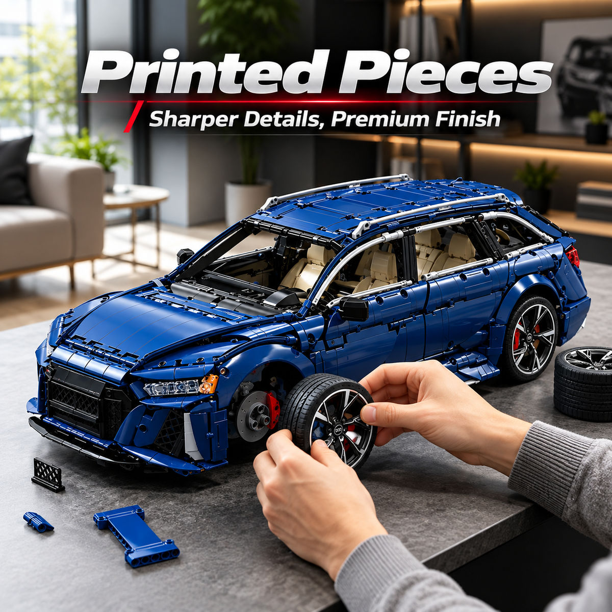 🚘 Sport Wagon Collector Model – Opening Doors & Hood