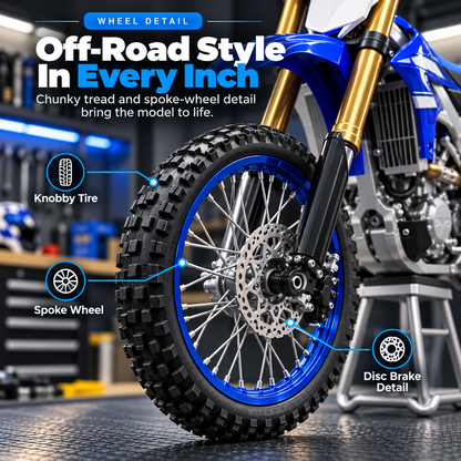 🏁 DIY Motocross Dirt Bike Model Kit – Build & Display 🏍️