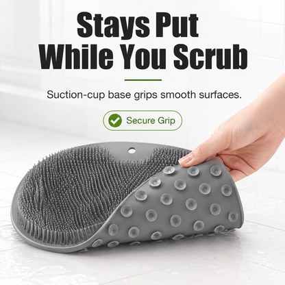 🔥Last Day 50% OFF🔥Hands-Free Silicone Foot Scrubber Mat for Shower | Clean & Massage Feet Easily