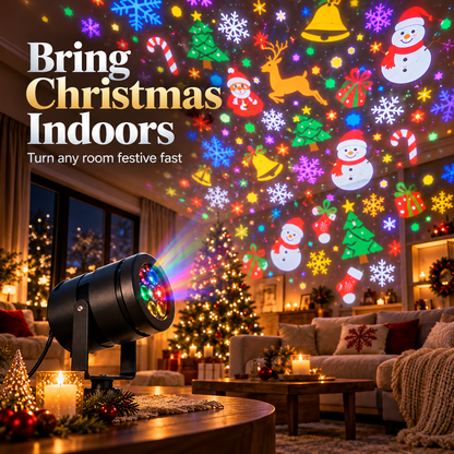🎅 Turn Any Room Into a Christmas Wonderland – Holiday Projection Night Light