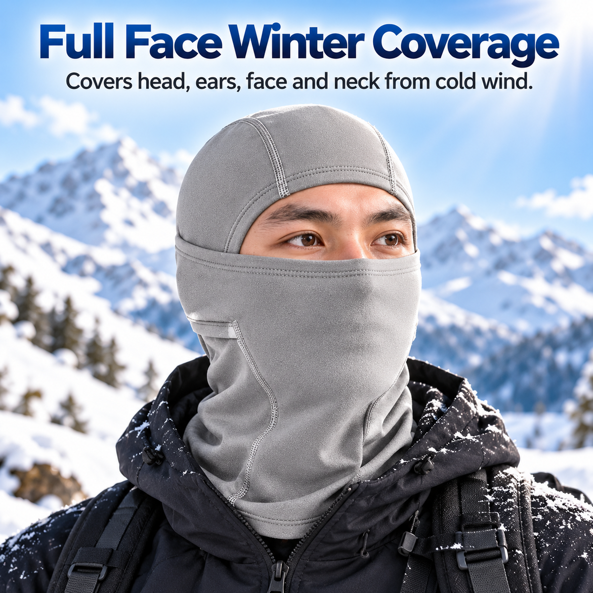 ❄️ 50% OFF Thermochromic Fleece Balaclava Color Changing Winter Face Mask