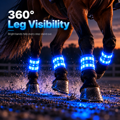 Light Up Every RideLED Horse Riding Visibility Light Set