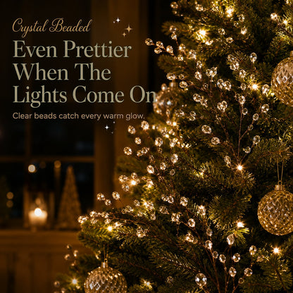 Crystal Beaded Christmas Tree Garland