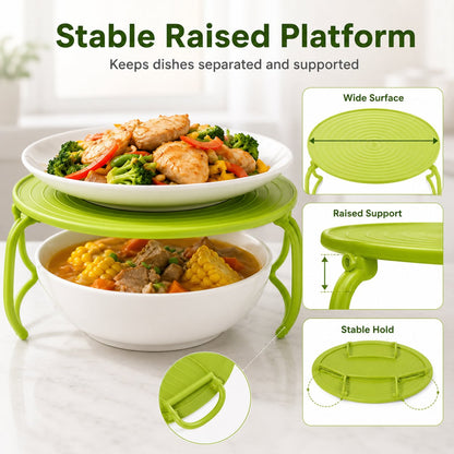 Microwave Multi-Level Heating Rack