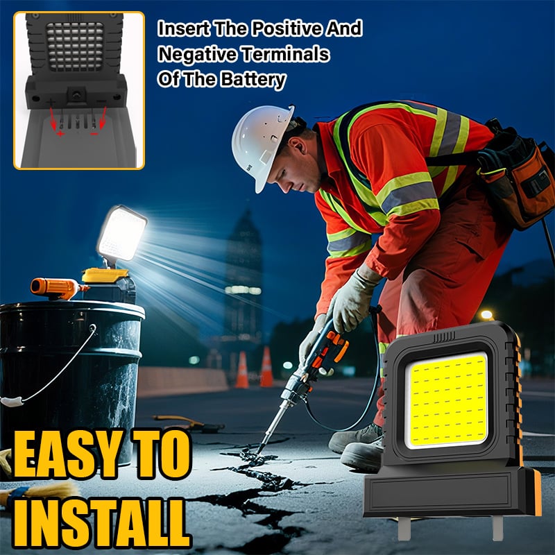 🔥Last Day-49%OFF - High brightness floodlight - for all power tool batteries