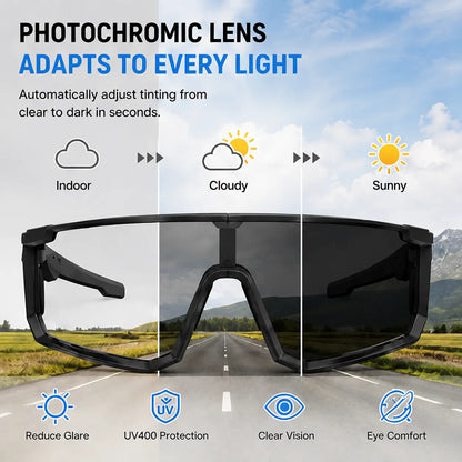 🕶️ VUB Smart Audio Glasses – Photochromic Options & Hands-Free Calls