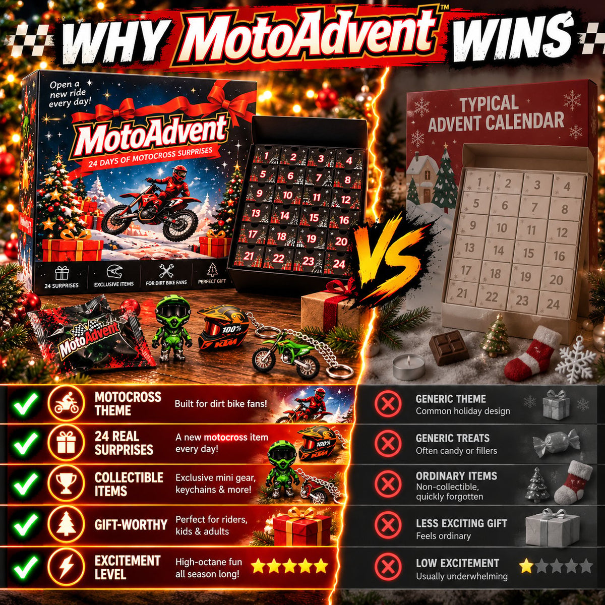 🏍️24-Day Motocross Advent Calendar – A New Dirt Bike Surprise Every Day