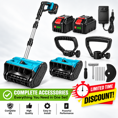🔥 Winter Sale – 21V Cordless Snow Shovel with 2 Batteries & Charger