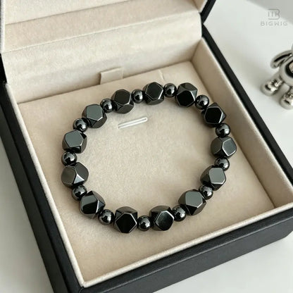 Protection Bracelet - Hematite Stones Beaded