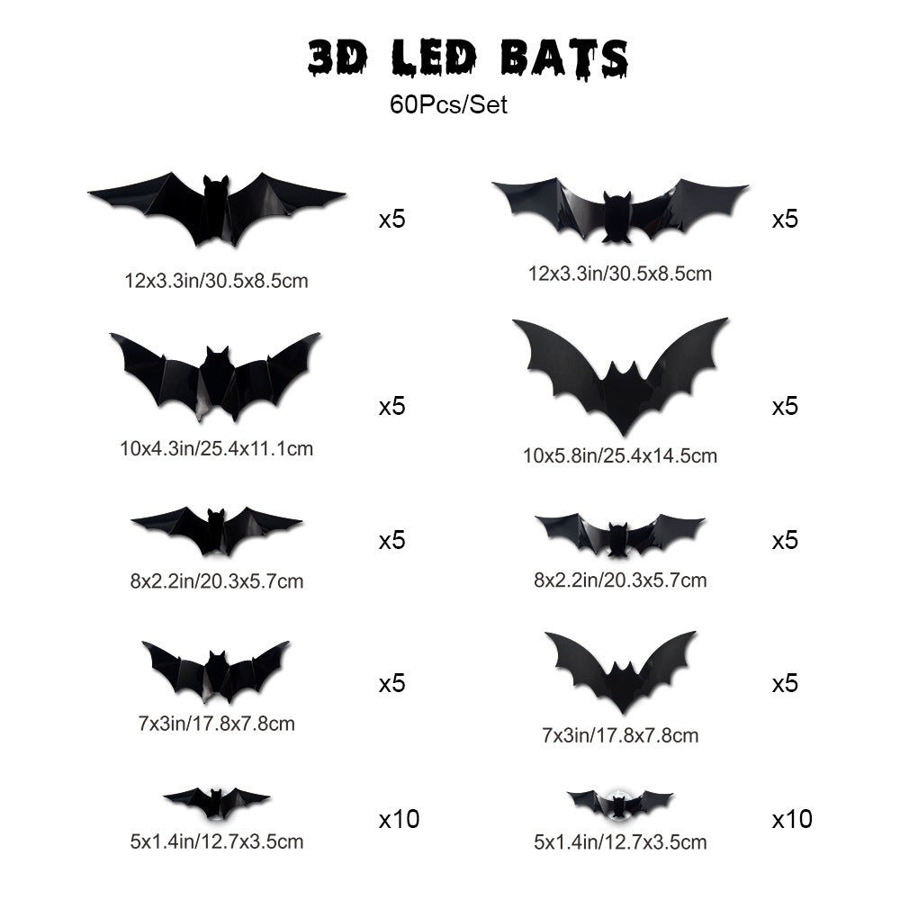 Halloween LED Bat Decorations