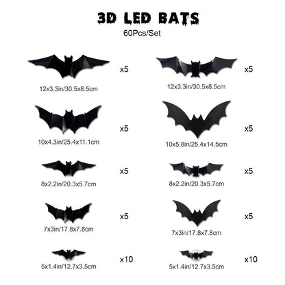 Halloween LED Bat Decorations