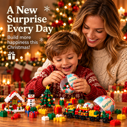 🎄🎅 2026 Christmas Capsule Building Blocks, Surprise Mini Building Set 🎁