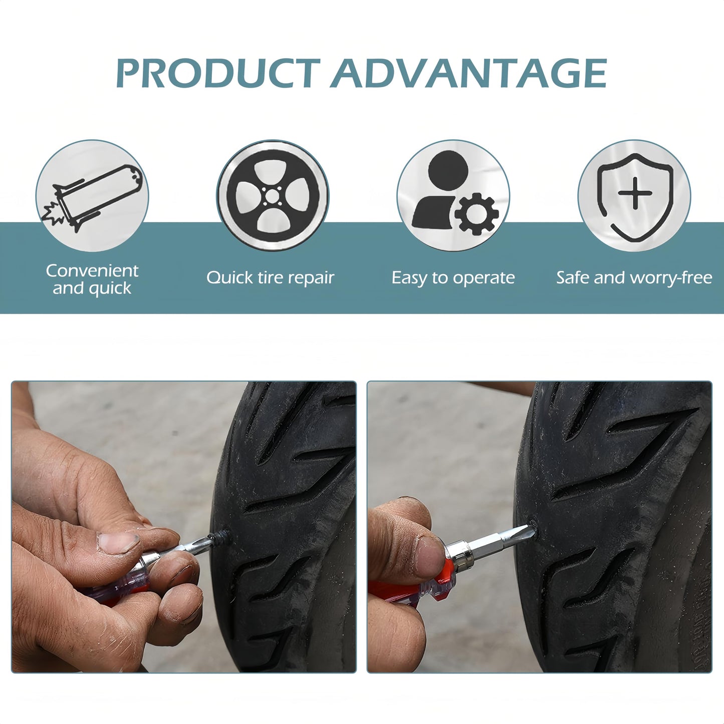 Fix a Flat Tire in 30 Seconds — No Tools. No Tow Truck. No Repair Shop.