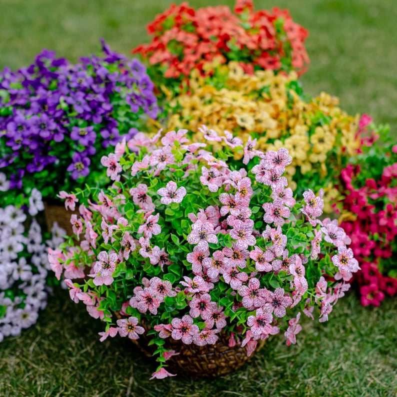 💐🌺UV Resistant Fade-Free Colourful Artificial Flower