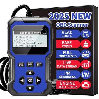 💥2026 Newest Enhanced Universal Scanner V410 Car Engine Fault Code Reader Diagnostic Tool