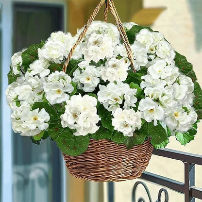 🔥Last Day 49% OFF--💐 UV Resistant Lifelike Artificial Geranium Flowers 💖