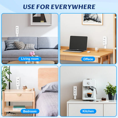 🔥【100% FIRE-SAFE】Ahlet Outlet Extender – Prevents Fire Hazards