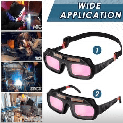 🎁Solar Auto-Darkening Welding Goggles🎁 – Eye Protection with Smart Light Control