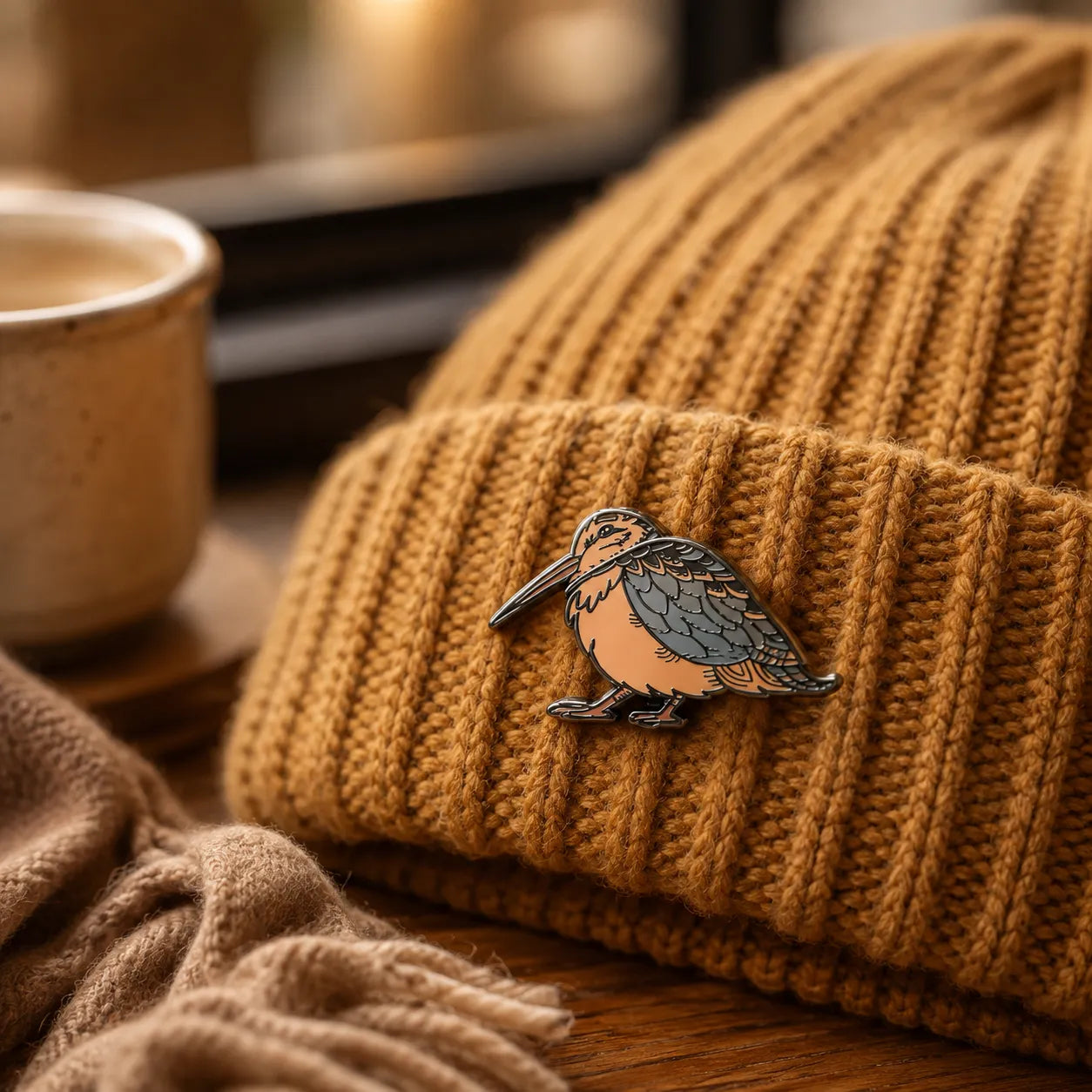 ⏳ Last Day 49% OFF – 🐦 Waddlin' Timberdoodle Kinetic Enamel Pin | Double-Layer Moving Woodcock Design with Hidden Sliding Track & Dual-Pin Lock ✨