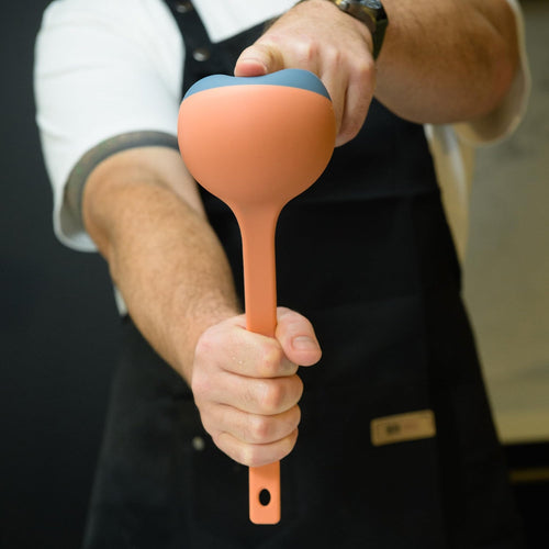 Flexible Silicone Spatula Ladle – Soft Edge for Pots & Pans