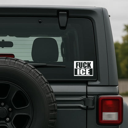F*ck Ice Vinyl Decal Stickers for Cars Laptop Skateboard Wall Decor UV Resistant