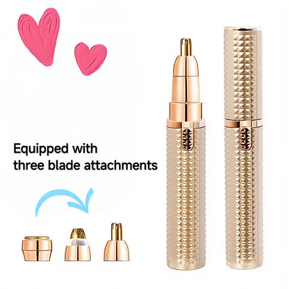 Women's Rechargeable 3-in-1 Facial Hair Trimmer