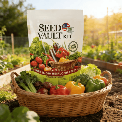 Last Day 49% OFF-Vegetable Seed Vault Kit | 35 Variety Pack
