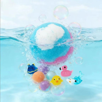 🔥2026 New Upgrade - 🛁 Natural Bath Bombs for Kids with Mega Bubbles & Surprise Inside 🥚✨