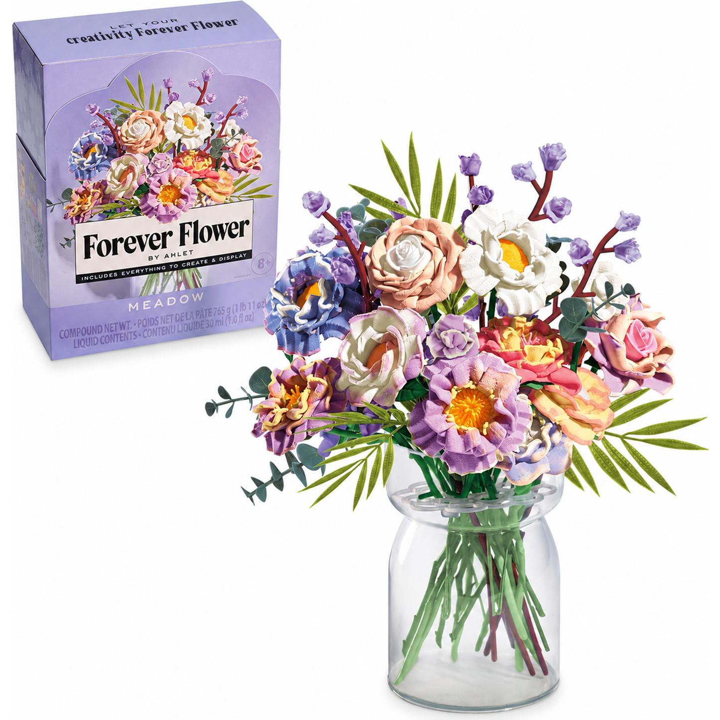 DIY Forever Flower Bouquet Kit 🌸 – Create Your Own Beautiful Blooms
