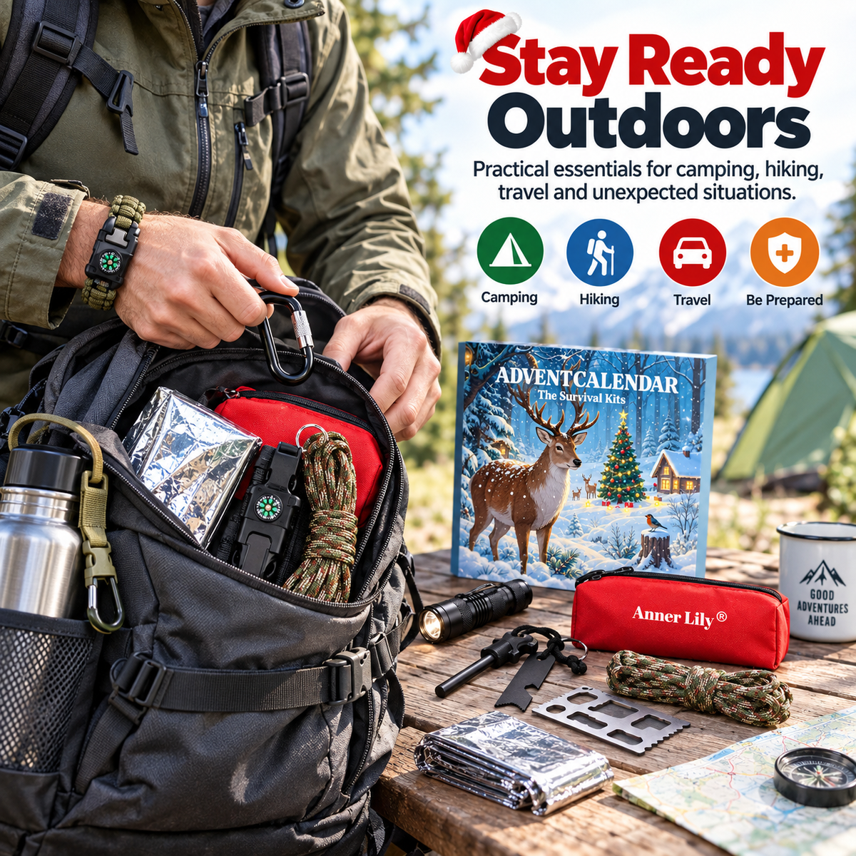 24-Day Outdoor Survival Advent Calendar