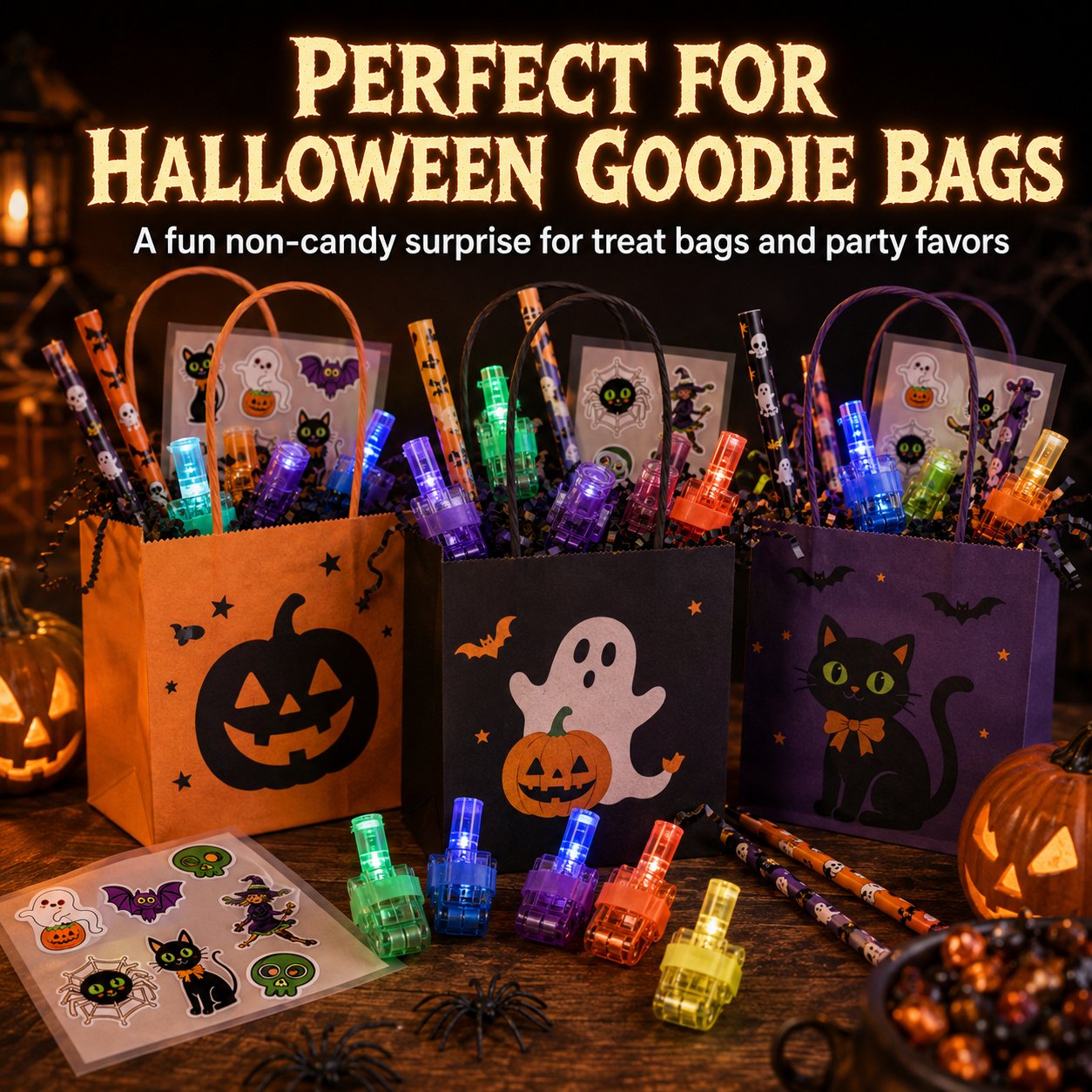 36PCS Halloween LED Projection Rings